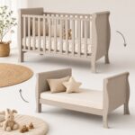 Kούνια classica 3in1 70/140 cashmere + ΣΤΡΩΜΑ (coconut/foam ) - Image 4