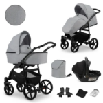 Καρότσι 3in1 kunert mata grey