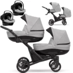 Καρότσι διδύμων Booster 3in1 (Kunert) grey