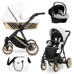 Καρότσι Invento Glam 3in1 white pearl