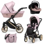 Καρότσι Invento  3in1  premium pink eco
