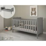 Kούνια BELL 70/140 3IN1 grey + ΣΤΡΩΜΑ (coconut/foam)-ΔΩΡΕΑΝ ΑΠΟΣΤΟΛΗ