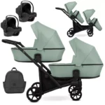 Καρότσι διδύμων Brav duo 3in1 mint